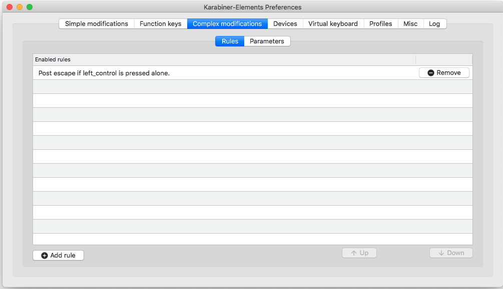 karabiner elements mouse scroll